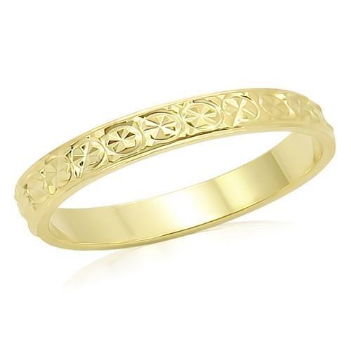 JCE995 Gold Brass Ring with No Stone