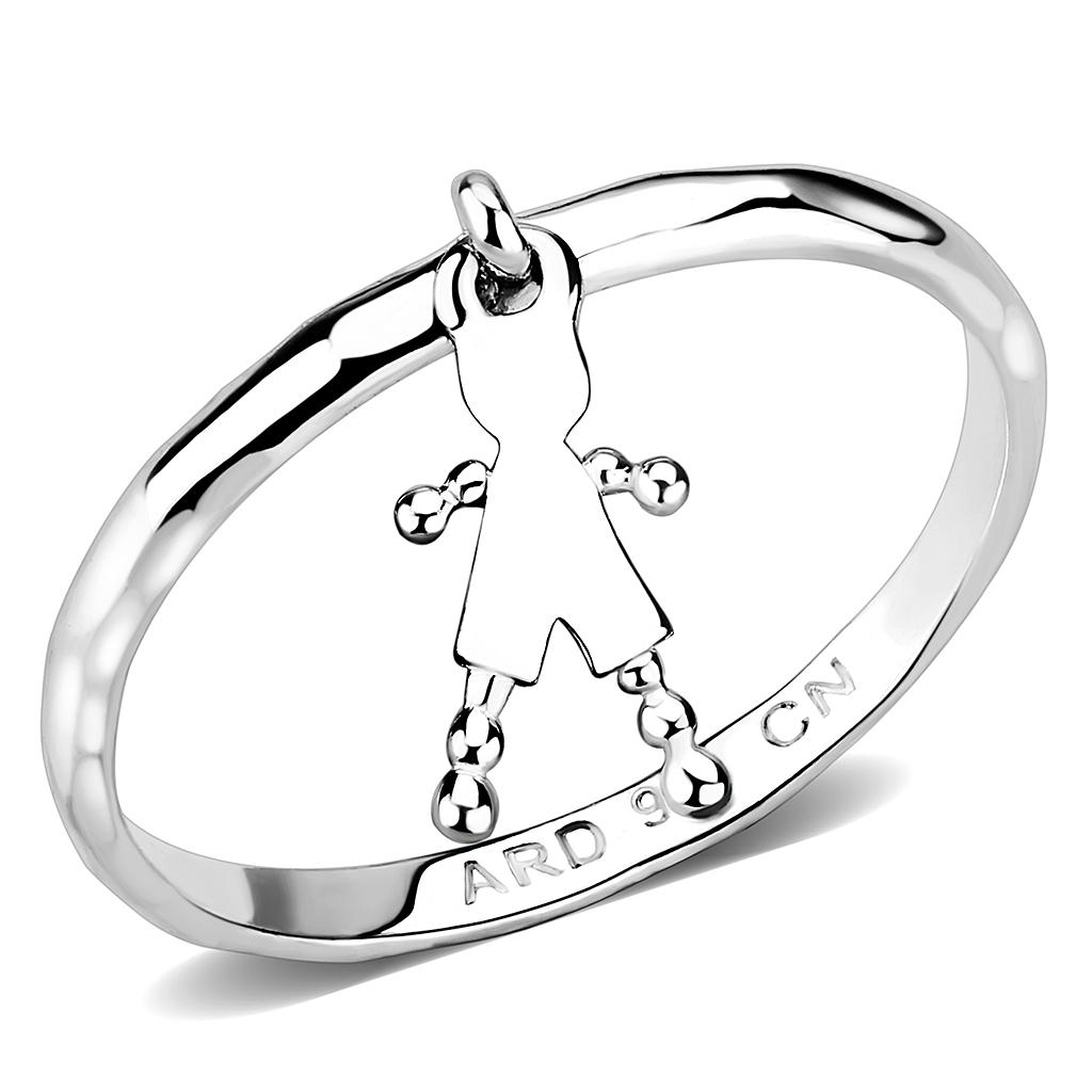 JCES328 Silver 925 Sterling Silver Ring with No Stone