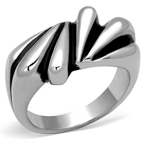 JCE1520 High polished (no plating) Stainless Steel Ring with No Stone