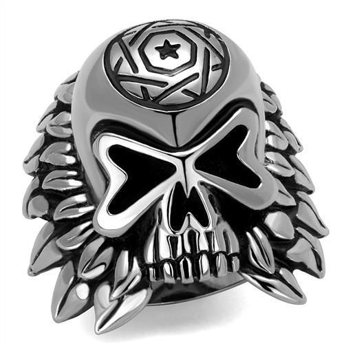 JCE2247 High polished (no plating) Stainless Steel Ring with No Stone