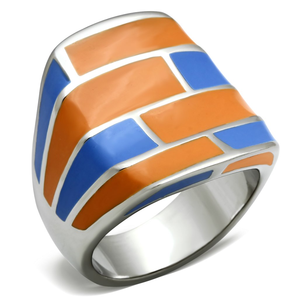JCE254 High polished (no plating) Stainless Steel Ring with No Stone