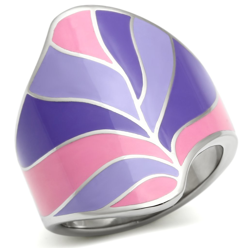 JCE256 High polished (no plating) Stainless Steel Ring with No Stone