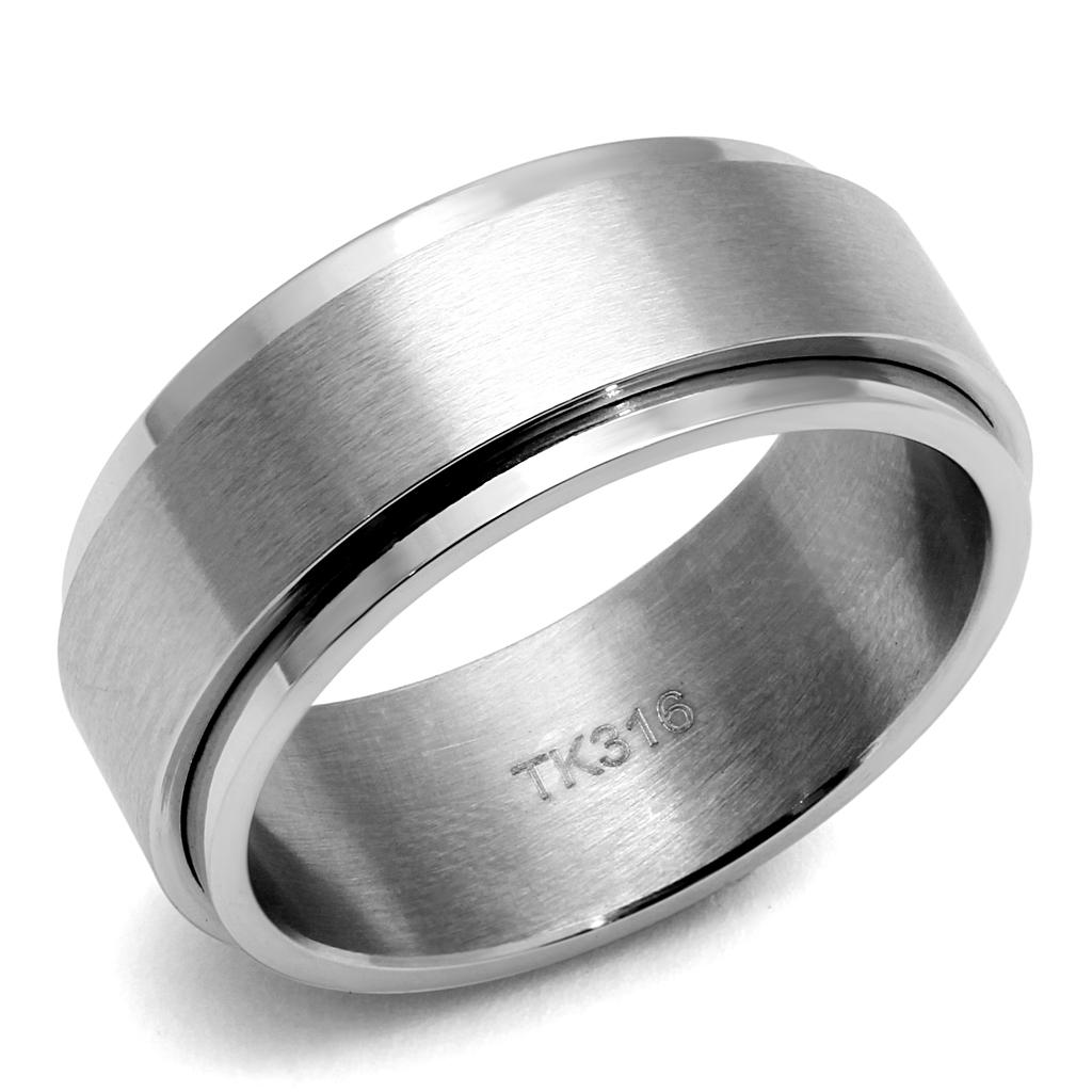 JCE2919 High polished (no plating) Stainless Steel Ring with No Stone